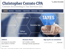 Tablet Screenshot of cerratocpa.com